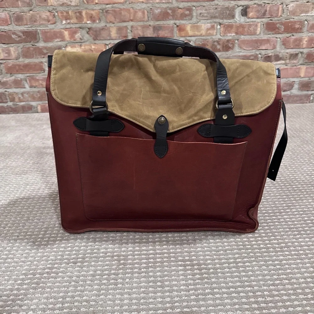 Filson Leather Tote Bag - NEW